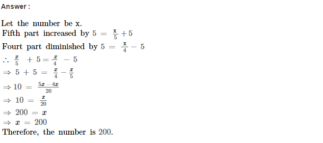 Linear Equations RS Aggarwal Class 8 Maths Solutions Ex 8B 9.1