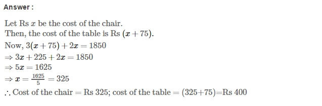 Linear Equations in One Variable RS Aggarwal Class 7 Maths Ex 7B 31.1