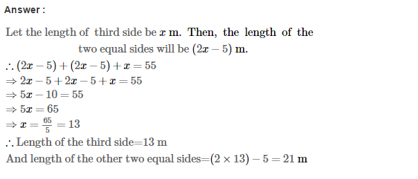 Linear Equations in One Variable RS Aggarwal Class 7 Maths Ex 7B 34.1