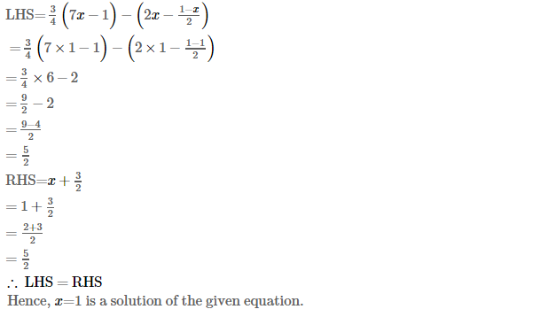 Linear Equations in One Variable RS Aggarwal Class 7 Solutions 31.2