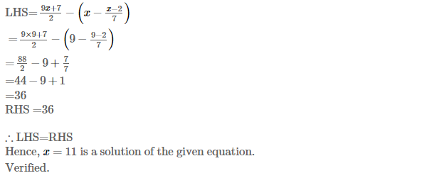 Linear Equations in One Variable RS Aggarwal Class 7 Solutions 33.2