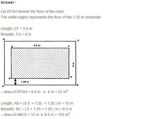 Mensuration RS Aggarwal Class 7 Maths Solutions Exercise 20B 6.1