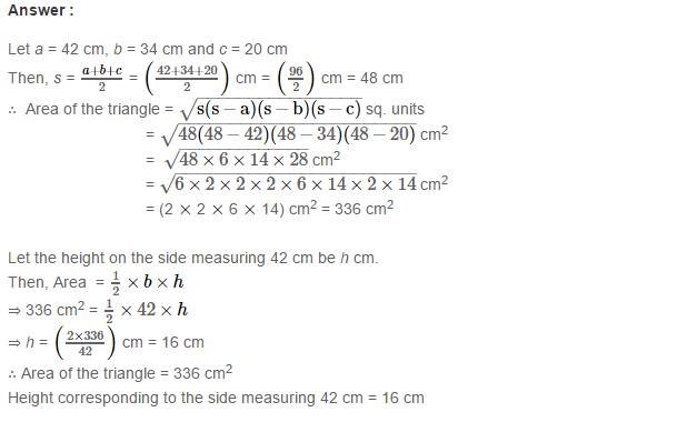 Mensuration RS Aggarwal Class 7 Maths Solutions Exercise 20D 17.1