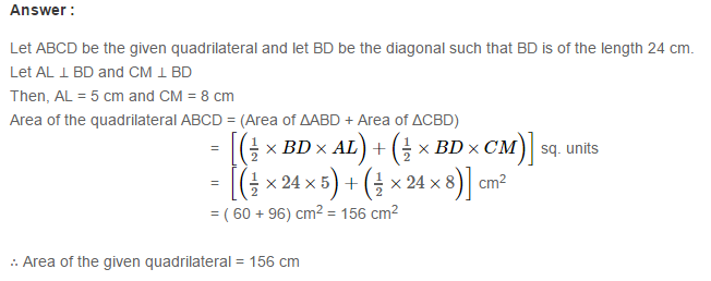Mensuration RS Aggarwal Class 7 Maths Solutions Exercise 20D 25.1