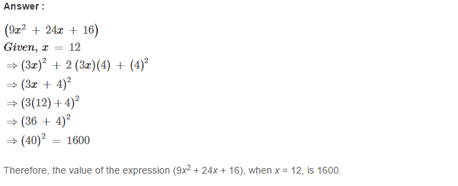 Operations On Algebraic Expressions RS Aggarwal Class 8 Maths Solutions Ex 6D 9.1