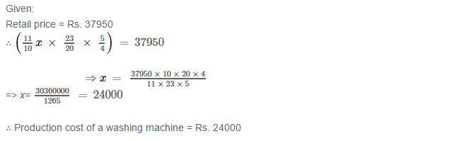 Profit and Loss RS Aggarwal Class 7 Maths Solutions Exercise 11A 20.2