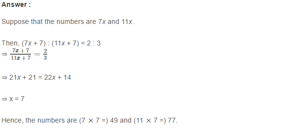 Ratio and Proportion RS Aggarwal Class 7 Maths Solutions Exercise 8A 15.1