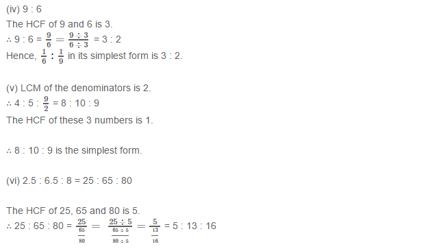 Ratio and Proportion RS Aggarwal Class 7 Maths Solutions Exercise 8A 4.2