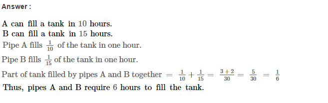 Time and Work RS Aggarwal Class 8 Maths Solutions Ex 13A 15.1