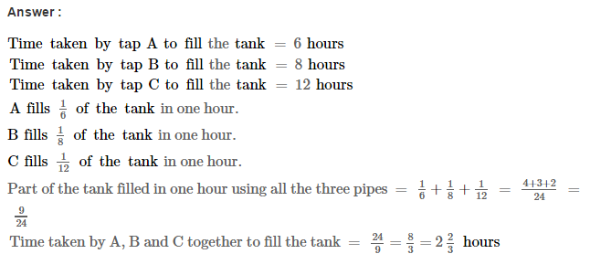 Time and Work RS Aggarwal Class 8 Maths Solutions Ex 13A 17.1