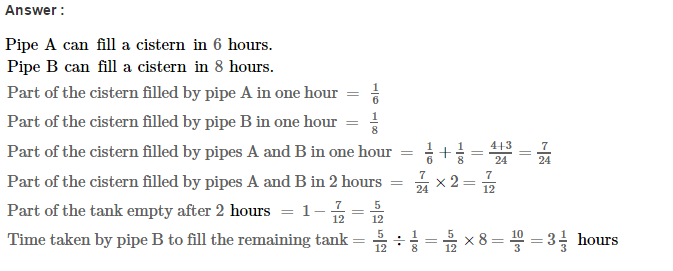 Time and Work RS Aggarwal Class 8 Maths Solutions Ex 13A 20.1