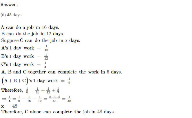 Time and Work RS Aggarwal Class 8 Maths Solutions Ex 13B 4.1
