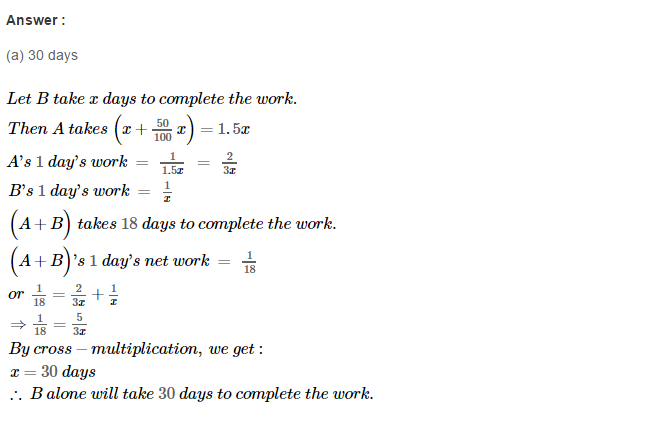Time and Work RS Aggarwal Class 8 Maths Solutions Ex 13B 4.2