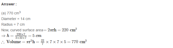Volume and Surface Area of Solids RS Aggarwal Class 8 Solutions Ex 20C 29.1