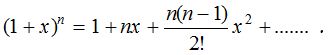 Binomial Theorem for any Index 6