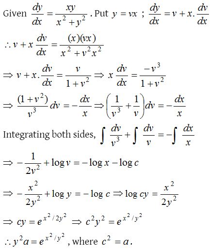 Homogeneous Differential Equations 17