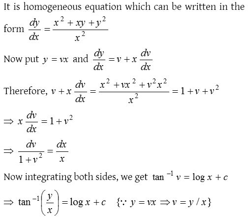 Homogeneous Differential Equations 5
