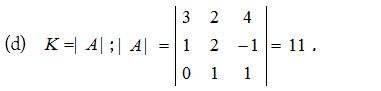 Inverse of a Matrix using Minors, Cofactors and Adjugate 15