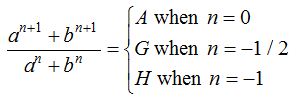 Properties of Arithmetic, Geometric, Harmonic Means between Two Given Numbers 6