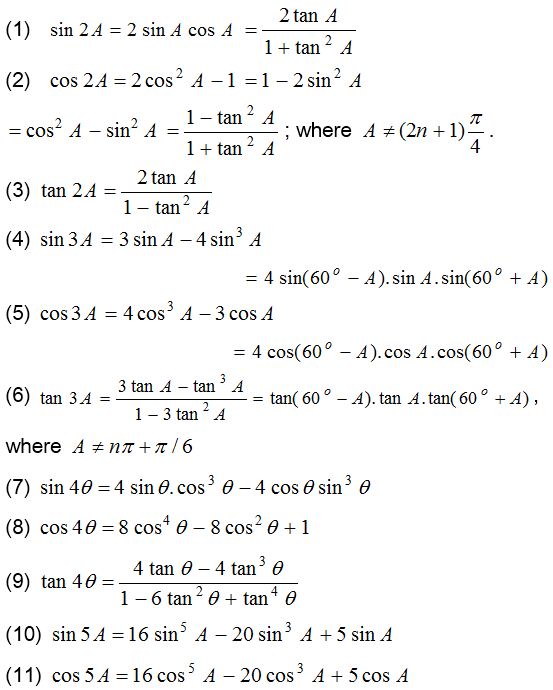 Trigonometrical Ratios or Functions 14