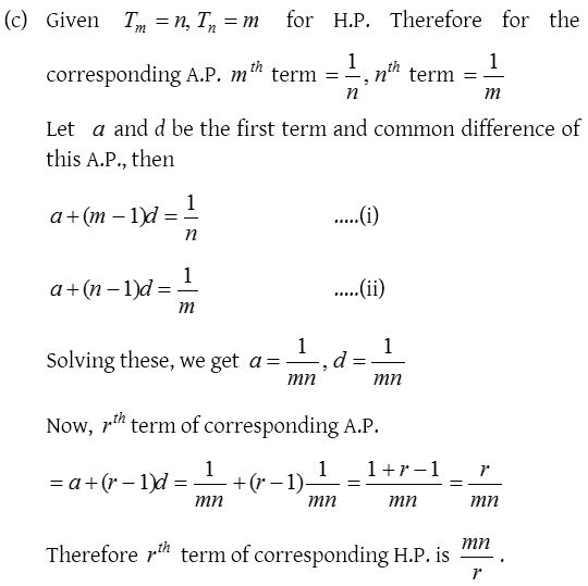 What is Harmonic Progression in Mathematics? - CBSE Library