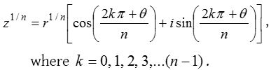 What is the De' Moivre's Theorem 2