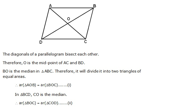 Frank ICSE Solutions for Class 9 Maths Areas Theorems on Parallelograms Ex 21.1 11