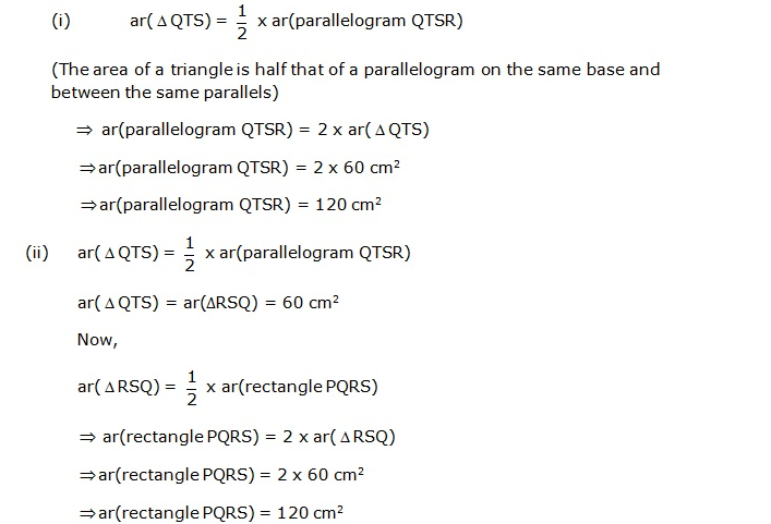 Frank ICSE Solutions for Class 9 Maths Areas Theorems on Parallelograms Ex 21.1 3