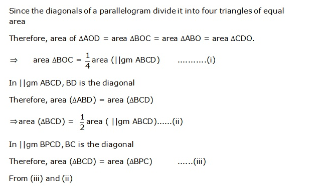 Frank ICSE Solutions for Class 9 Maths Areas Theorems on Parallelograms Ex 21.1 31