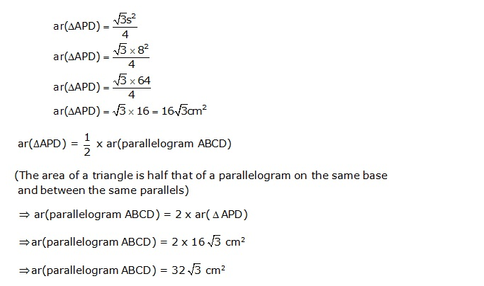 Frank ICSE Solutions for Class 9 Maths Areas Theorems on Parallelograms Ex 21.1 5
