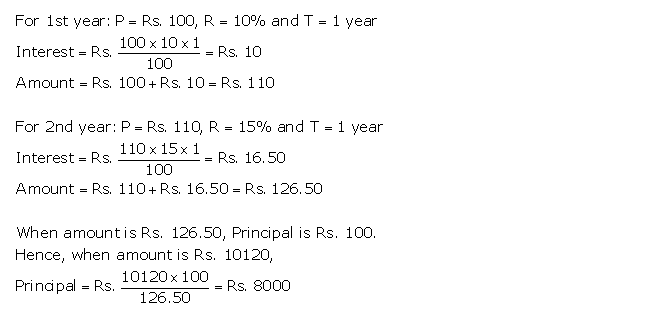 Frank ICSE Solutions for Class 9 Maths Compound Interest Ex 3.1 22