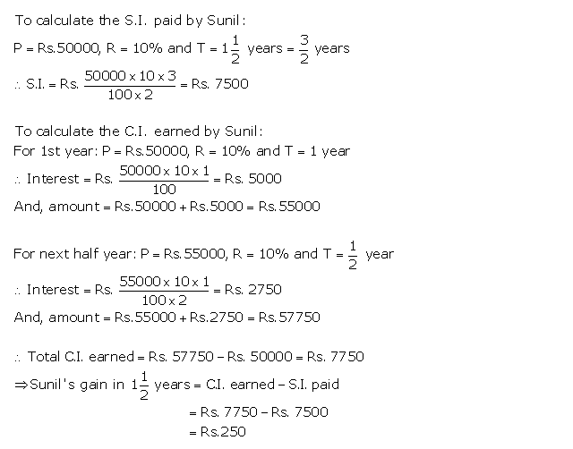 Frank ICSE Solutions for Class 9 Maths Compound Interest Ex 3.1 23