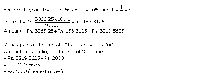 Frank ICSE Solutions for Class 9 Maths Compound Interest Ex 3.1 26