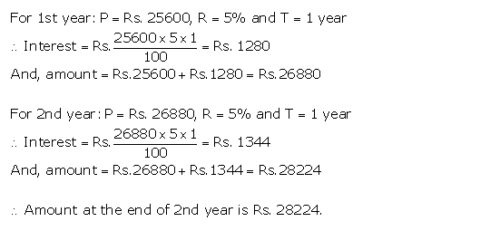 Frank ICSE Solutions for Class 9 Maths Compound Interest Ex 3.1 9