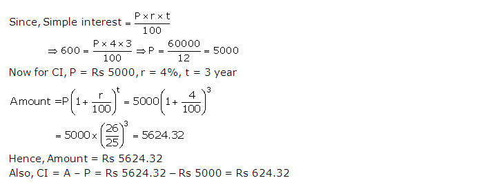 Frank ICSE Solutions for Class 9 Maths Compound Interest Ex 3.2 12