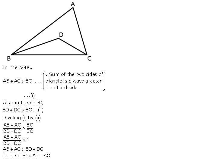 Frank ICSE Solutions for Class 9 Maths Inequalities in Triangles Ex 13.1 34