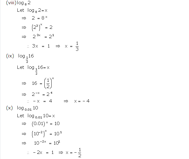 Frank ICSE Solutions for Class 9 Maths Logarithms Ex 10.1 9