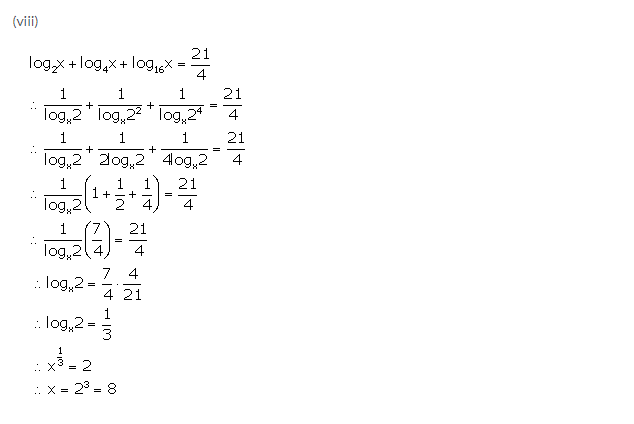 Frank ICSE Solutions for Class 9 Maths Logarithms Ex 10.2 17