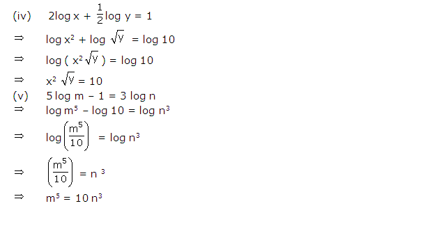 Frank ICSE Solutions for Class 9 Maths Logarithms Ex 10.2 61