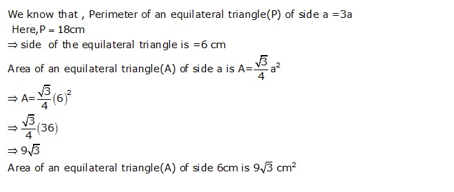 Frank ICSE Solutions for Class 9 Maths Perimeter and Area Ex 24.1 2