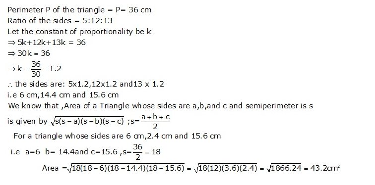 Frank ICSE Solutions for Class 9 Maths Perimeter and Area Ex 24.1 3