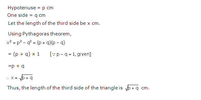Frank ICSE Solutions for Class 9 Maths Pythagoras Theorem Ex 17.1 6