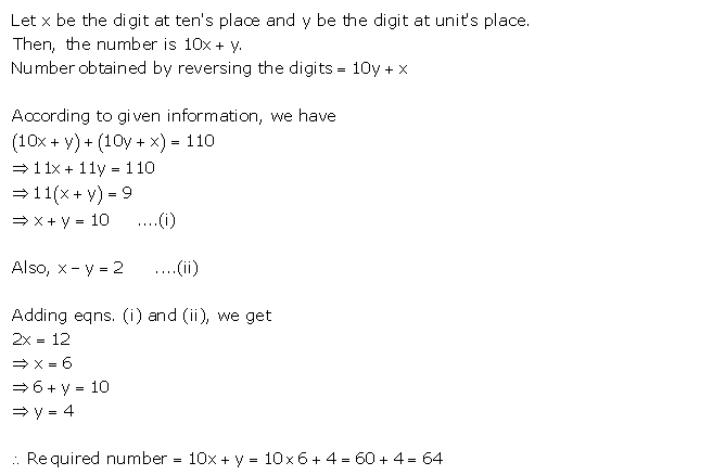 Frank ICSE Solutions for Class 9 Maths Simultaneous Linear Equations Ex 8.3 6