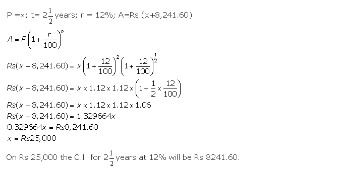 Frank ICSE Solutions for Class 10 Maths Compound Interest Ex 1.6 11