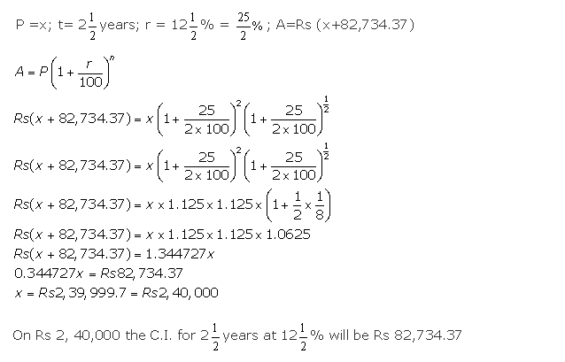 Frank ICSE Solutions for Class 10 Maths Compound Interest Ex 1.6 12