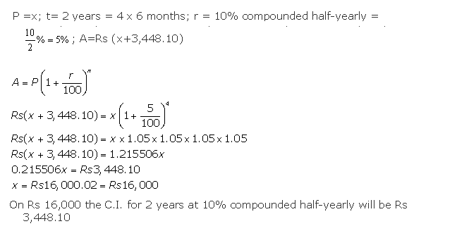 Frank ICSE Solutions for Class 10 Maths Compound Interest Ex 1.6 14