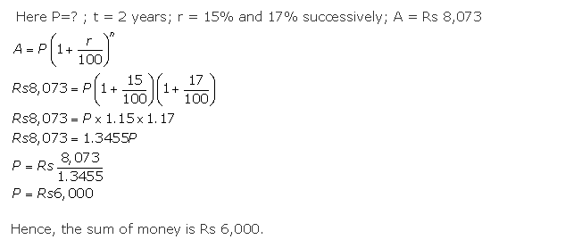 Frank ICSE Solutions for Class 10 Maths Compound Interest Ex 1.6 5