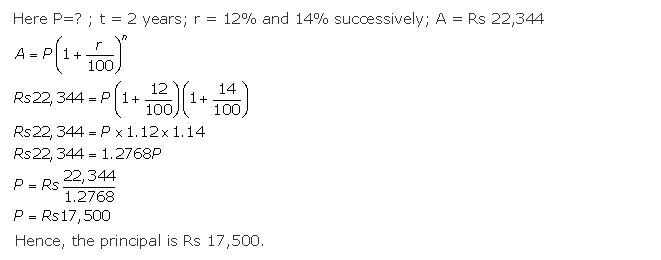 Frank ICSE Solutions for Class 10 Maths Compound Interest Ex 1.6 6