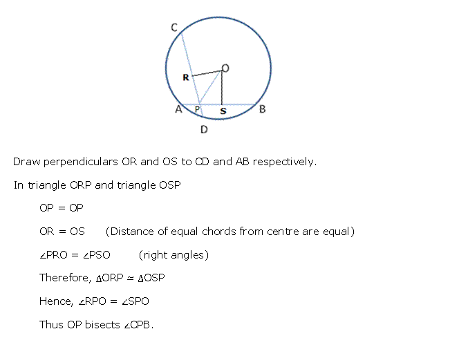 Frank ICSE Solutions for Class 10 Maths Circles Ex 17.1 10