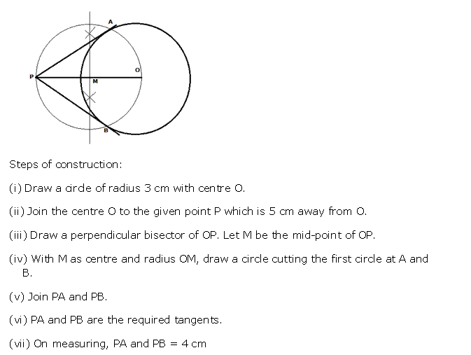 Frank ICSE Solutions for Class 10 Maths Constructions Ex 18.1 5